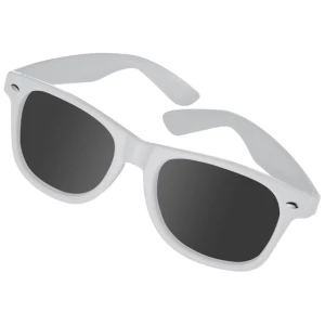 Plastikowe okulary przeciwsłoneczne 400 UV - biały - (GM-58758-06)