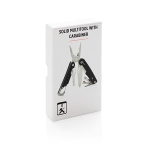 Narzędzie wielofunkcyjne z karabińczykiem Solid, 11 el. (P221.331)