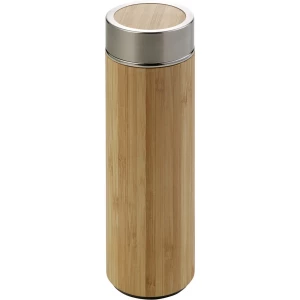 Bambusowy termos 420 ml, posiada sitko zatrzymujące fusy (V0772-18)