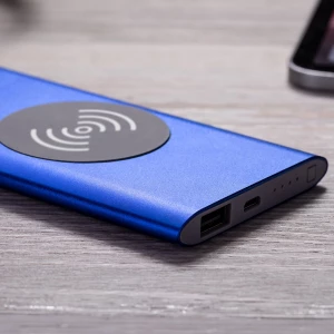Bezprzewodowy power bank 4000 mAh, ładowarka bezprzewodowa 5W (V0308-03)