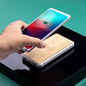 Bezprzewodowy power bank 8000 mAh, ładowarka bezprzewodowa 5W (V0314-00)