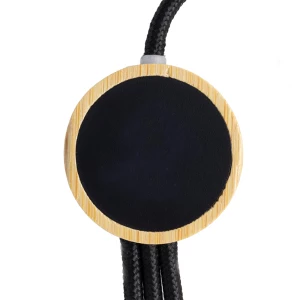 Długi kabel 4w1 z podświetlanym logo w drewnianej obudowie - beżowy - (GM-EG0591-13)