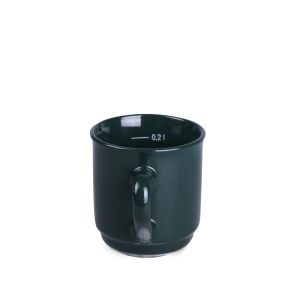 Kubek Claus 220ml ciemnozielony/ciemnozielony (M485)