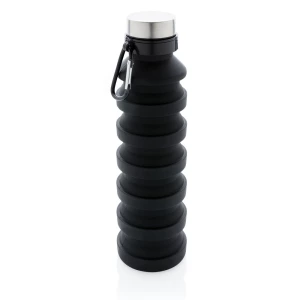 Składana butelka sportowa 550 ml z karabińczykiem (P432.621)