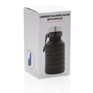 Składana butelka sportowa 550 ml z karabińczykiem (P432.621)