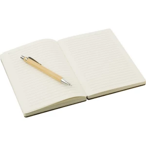 Bambusowy notatnik ok. B6 z długopisem (V0217-16)