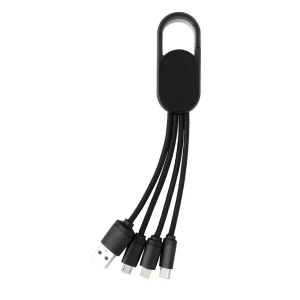 Kabel do ładowania 4 w 1 z karabińczykiem (P302.071)