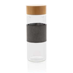 Szklana butelka 360 ml Impact w pokrowcu (P436.780)