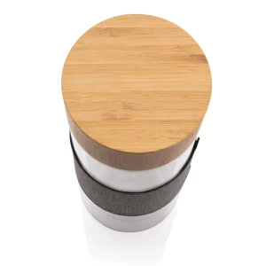 Szklana butelka 360 ml Impact w pokrowcu (P436.780)