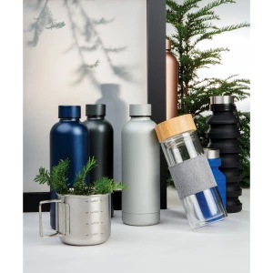 Szklana butelka 360 ml Impact w pokrowcu (P436.780)