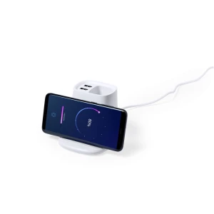 Ładowarka bezprzewodowa 5W, hub USB 2.0, pojemnik na przybory do pisania, stojak na telefon (V0145-02)