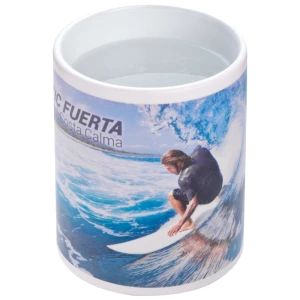 Kubek ceramiczny do sublimacji zmieniający kolor 300 ml - czerwony - (GM-83438-05)