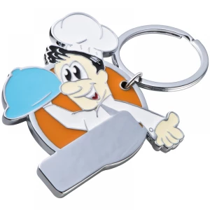 Brelok metalowy CrisMa - pomarańczowy - (GM-93481-10)