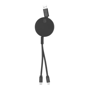 Zwijany kabel do ładowania i synchronizacji z aluminium z recyklingu (V2012-03)