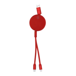 Zwijany kabel do ładowania i synchronizacji z aluminium z recyklingu (V2012-05)
