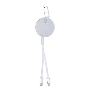 Zwijany kabel do ładowania i synchronizacji z aluminium z recyklingu (V2012-32)