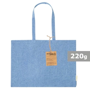 Torba z bawełny z recyklingu na zakupy (V2130-11)