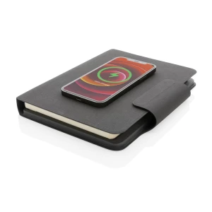 Notatnik A5, ładowarka bezprzewodowa, power bank 8000 mAh (P774.312)