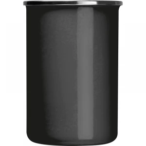 Kubek metalowy emaliowany 550 ml - czarny - (GM-83857-03)