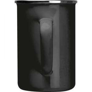 Kubek metalowy emaliowany 550 ml - czarny - (GM-83857-03)