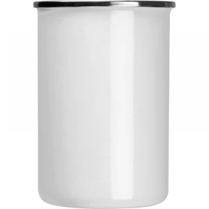 Kubek metalowy emaliowany 550 ml - biały - (GM-83857-06)