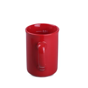 Kubek Santa 220ml czerwony/czerwony (M484)