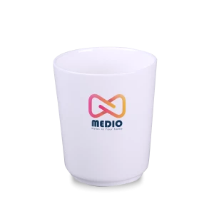 Kubek Medea 340ml biały/biały (M530)