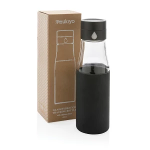 Szklana butelka 650 ml Ukiyo, monitorująca ilość wypitej wody (P436.721)