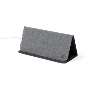 Podkładka pod mysz RPET, ładowarka bezprzewodowa 10W (V8322-15)