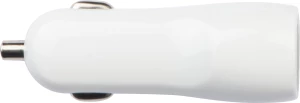 Zestaw ładowarka samochodowa i wtyczka ładująca USB i USB typu C - biały - (GM-32516-06)