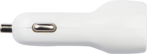 Zestaw ładowarka samochodowa i wtyczka ładująca USB i USB typu C - biały - (GM-32516-06)