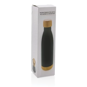 Butelka termiczna 700 ml, bambusowy element (P436.791)