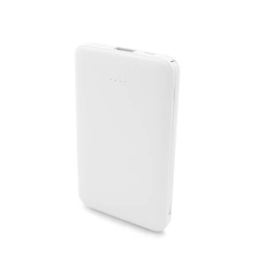 Power bank 5000 mAh ze zintegrowanymi kablami, adapter w komplecie | Presley (V0905-02)