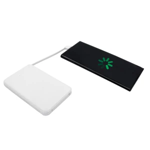 Power bank 5000 mAh ze zintegrowanymi kablami, adapter w komplecie | Presley (V0905-02)