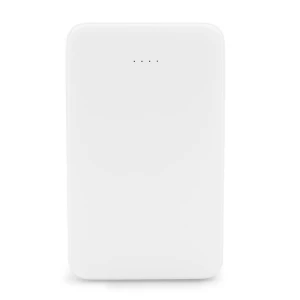 Power bank 5000 mAh ze zintegrowanymi kablami, adapter w komplecie | Presley (V0905-02)