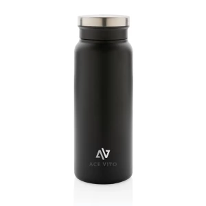 Butelka termiczna 600 ml, stal nierdzewna z recyklingu (P433.021)