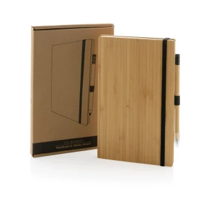 Bambusowy notatnik z ołówkiem Infinity (P774.469)