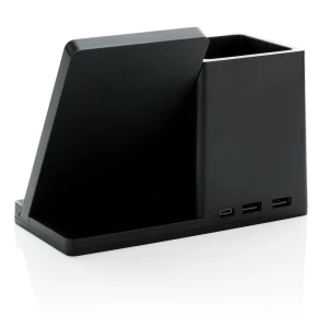 Ładowarka bezprzewodowa 10W, organizer na biurko Ontario (P308.401)