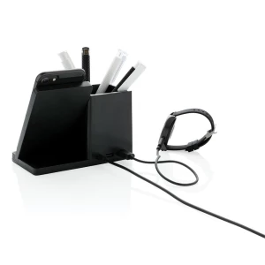 Ładowarka bezprzewodowa 10W, organizer na biurko Ontario (P308.401)