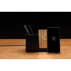 Ładowarka bezprzewodowa 10W, organizer na biurko Ontario (P308.401)