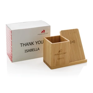Ładowarka bezprzewodowa 5W, organizer na biurko Calgary (P308.479)