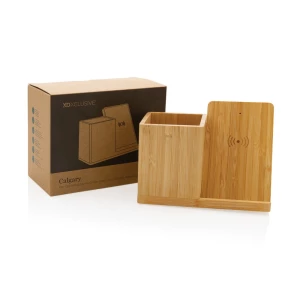 Ładowarka bezprzewodowa 5W, organizer na biurko Calgary (P308.479)