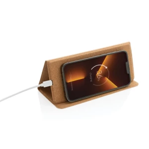Korkowa podkładka pod mysz, ładowarka bezprzewodowa 10W (P308.519)