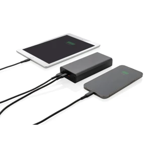 Power bank 20000 mAh Terra, aluminium z recyklingu (P322.632)