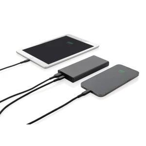 Szybki power bank 10000 mAh Terra, aluminium z recyklingu (P322.692)