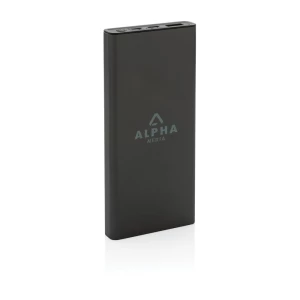 Szybki power bank 10000 mAh Terra, aluminium z recyklingu (P322.692)