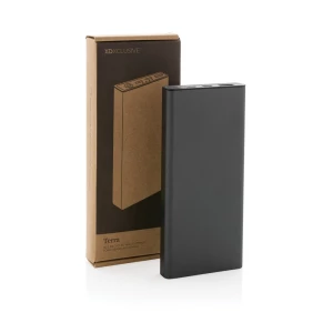 Szybki power bank 10000 mAh Terra, aluminium z recyklingu (P322.692)
