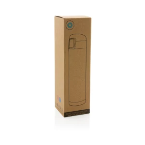 Kubek termiczny 450 ml, stal nierdzewna z recyklingu (P435.501)