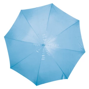 Parasol automatyczny z drewnianą rączką 105 cm - jasnoniebieski - (GM-45131-24)