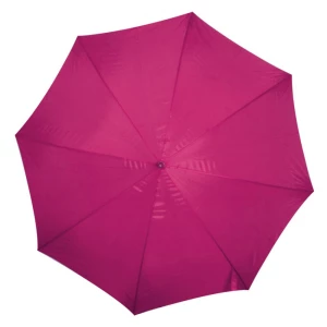 Parasol automatyczny z drewnianą rączką 105 cm - różowy - (GM-45131-11)
